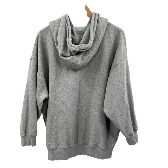 J.Crew gray University Terry Oversized Hoodie - Picture 2 of 3